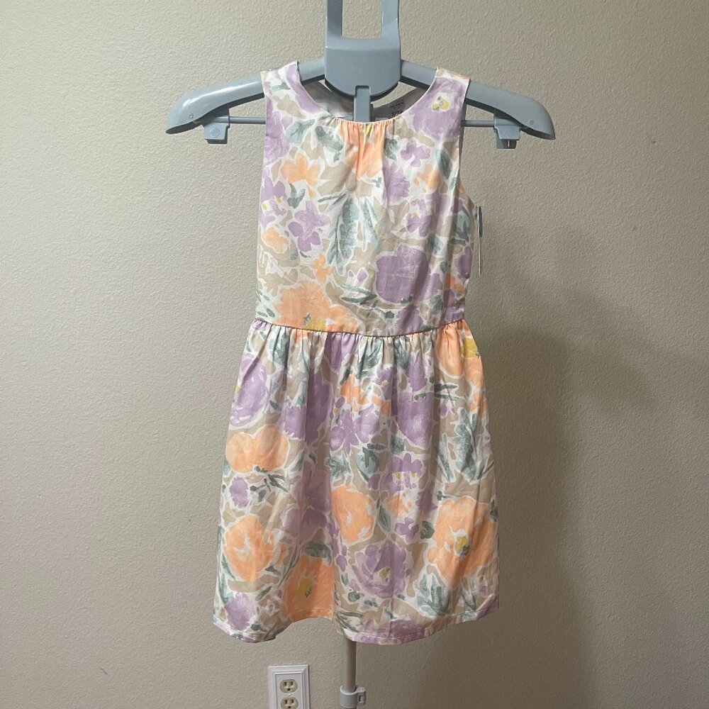Brand New Carters Easter Dress Purple, Orange and Tan